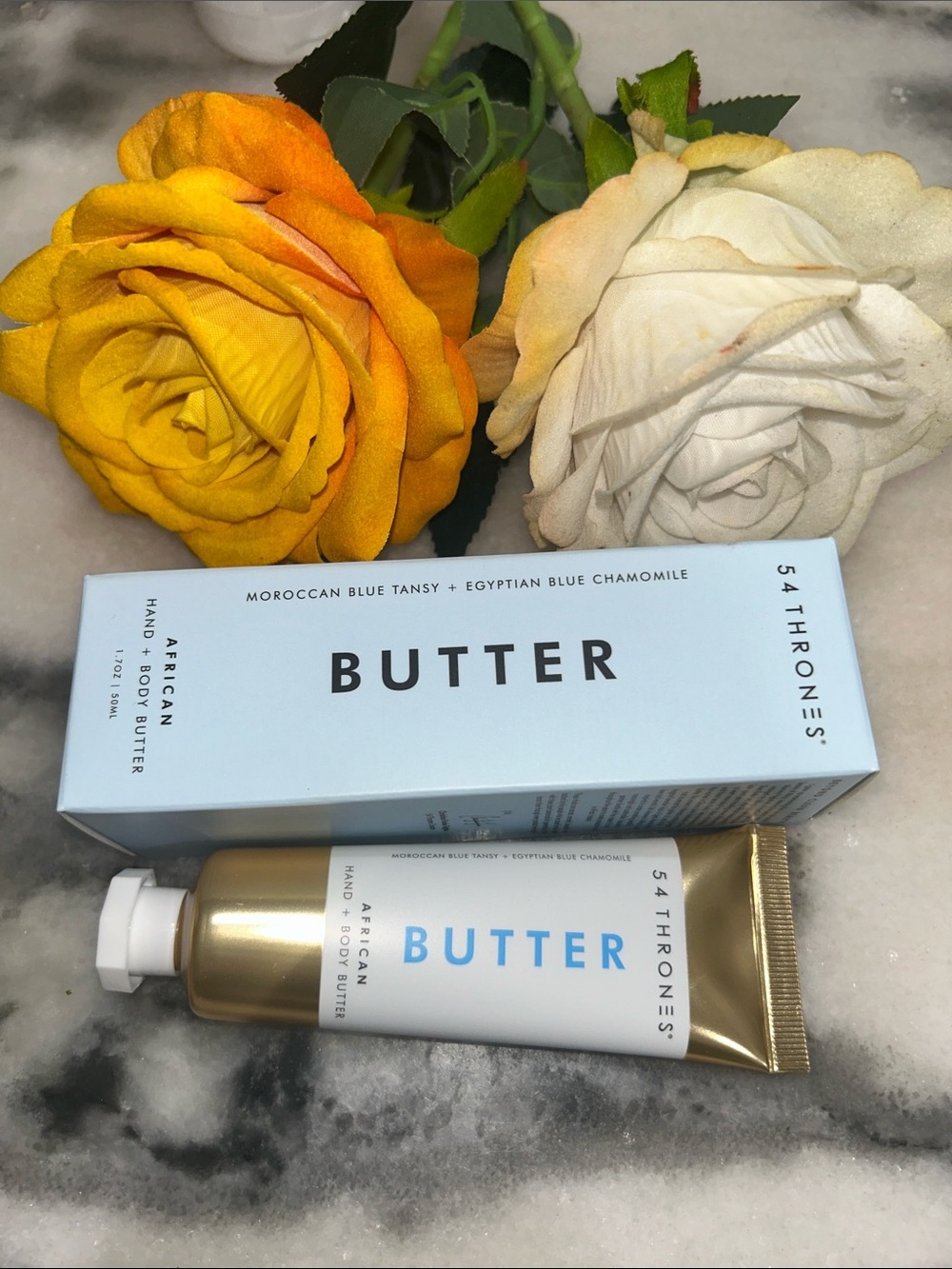 54 Thrones BUTTER Hand + Body Butter Moroccan blue +egyptian chamomile
